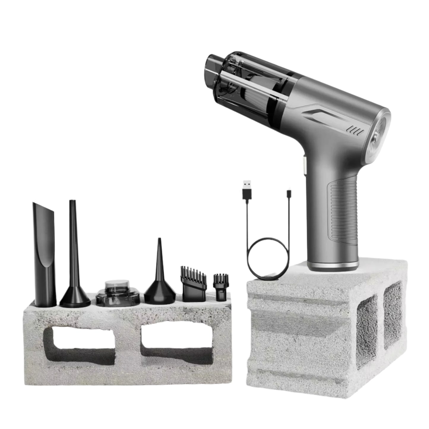 98000PA Powerful Mini Car Vacuum Cleaner Cordless Wireless Car Cleaner Handheld Portable Vacuum Cleaner Air Gun