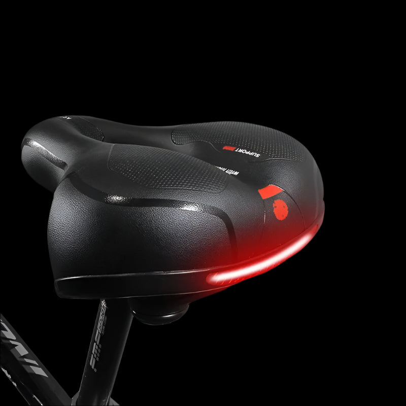 Hollow Breathable Bicycle Saddle MTB Road Bike Saddle Shock Absorbing Comfortable Big Butt Bike Seat Bicycle Accessories